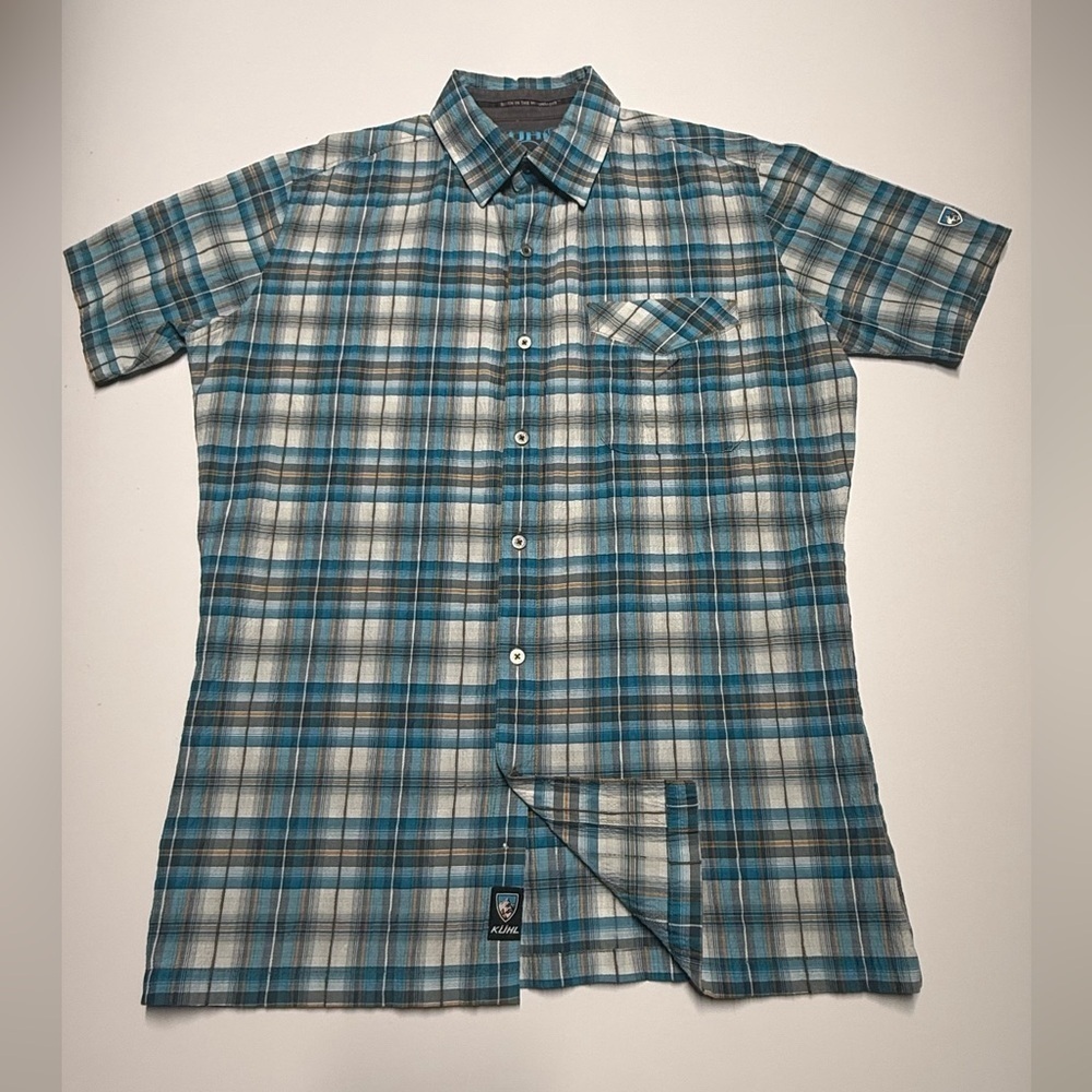Men’s Kuhl Response Button Up S/S Shirt size Small